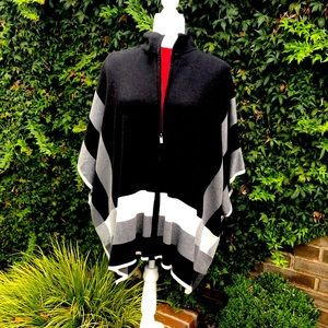 JONES NEW YORK PONCHO style with arms.